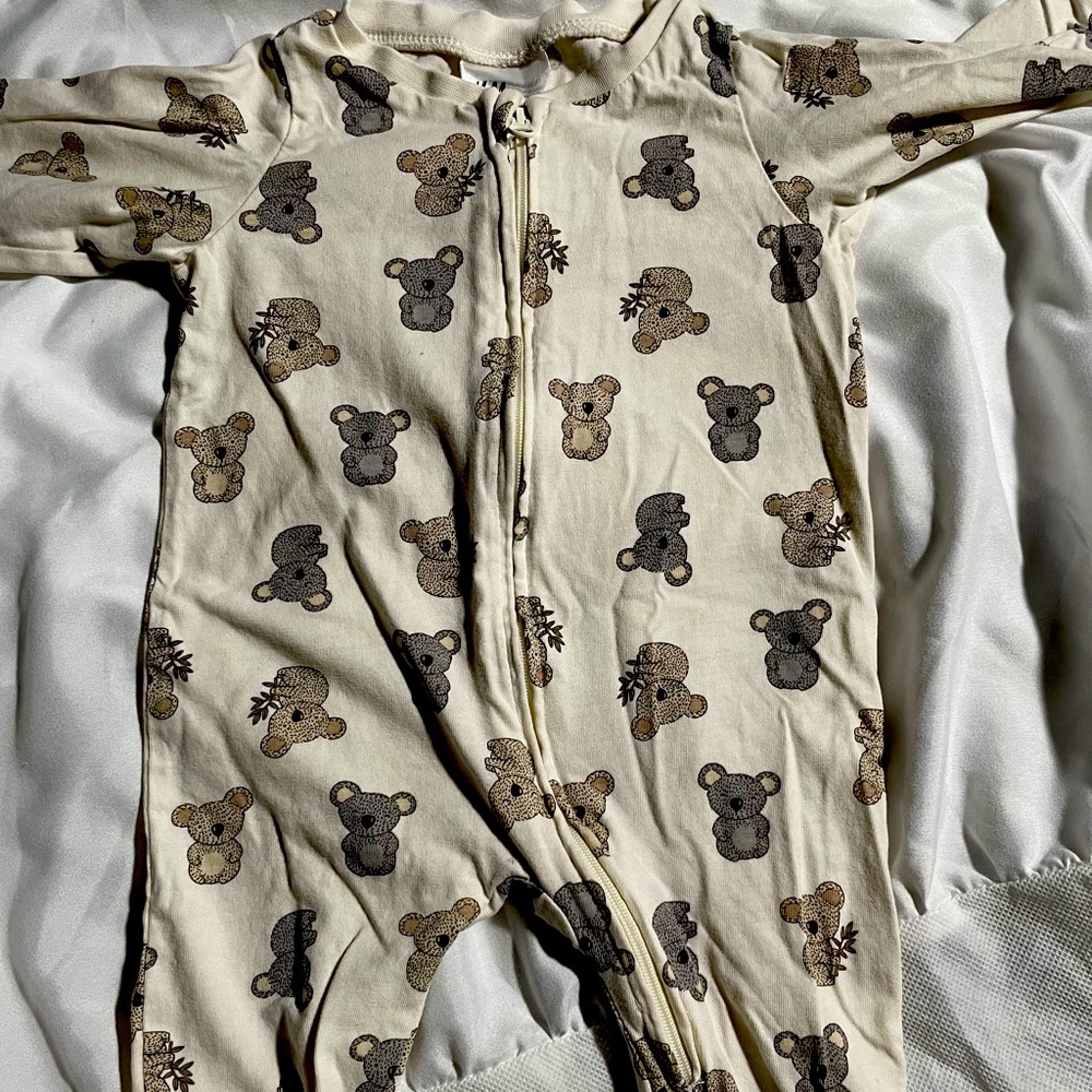 Baby footies.